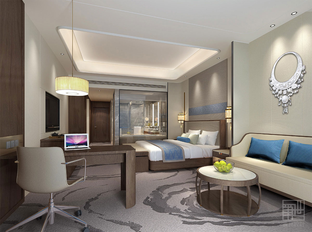 未來智能風格的高端酒店設計,將科技與人性化設計巧妙融合