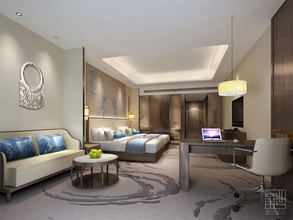 未來智能風格的高端酒店設計,將科技與人性化設計巧妙融合