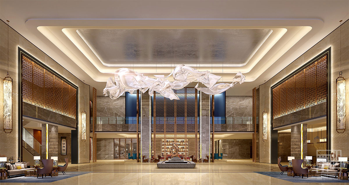 未來智能風格的高端酒店設計,將科技與人性化設計巧妙融合