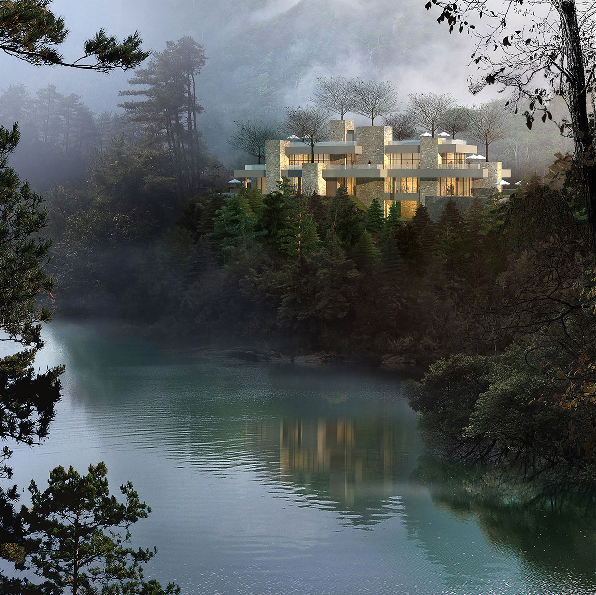 白云山驛墅酒店設計欣賞 白云山驛墅酒店設計欣賞